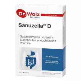 SANUZELLA Cápsulas de celulosa D, 60 cápsulas