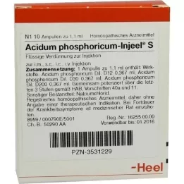 ACIDUM PHOSPHORICUM INJEEL Ampollas S, 10 uds