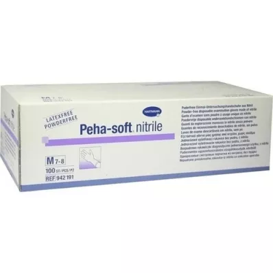 PEHA-SOFT nitrilo Unt.Hand.unste.puderfrei M, 100 uds
