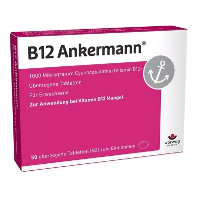 B12 ANKERMANN comprimidos recubiertos, 50 uds