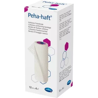 PEHA-HAFT Venda de fijación sin látex 12 cmx4 m, 1 ud