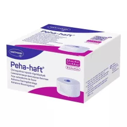 PEHA-HAFT Venda de fijación sin látex 2,5 cmx4 m, 8 uds