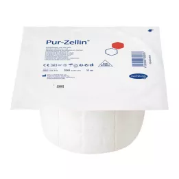 PUR-ZELLIN rollo no estéril de 4x5 cm de 500 unidades, 1 unidad
