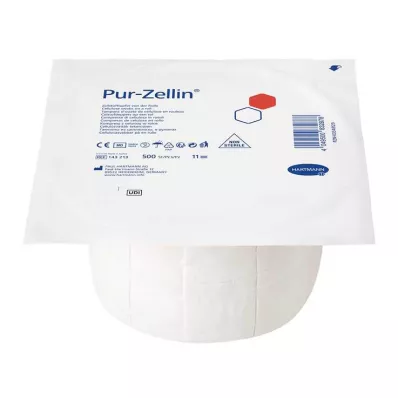 PUR-ZELLIN rollo no estéril de 4x5 cm de 500 unidades, 1 unidad