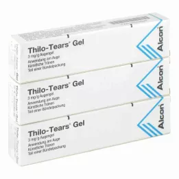 THILO TEARS Gel ocular, 3X10 g