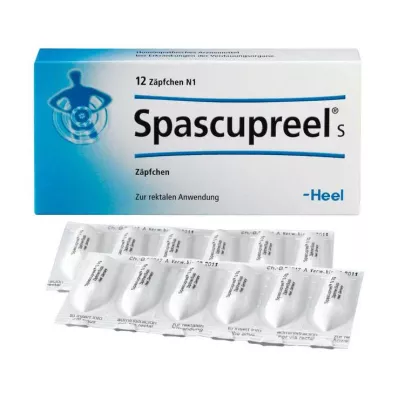 SPASCUPREEL S Supositorios, 12 uds