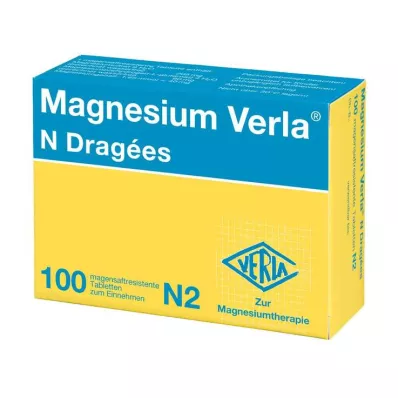 MAGNESIUM VERLA N Comprimidos recubiertos, 100 uds