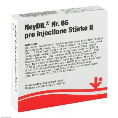 NEYDIL No.66 pro injectione St.2 Ampollas, 5X2 ml