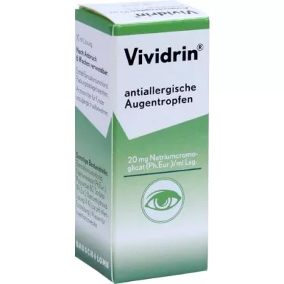 VIVIDRIN colirio antialérgico, 10 ml