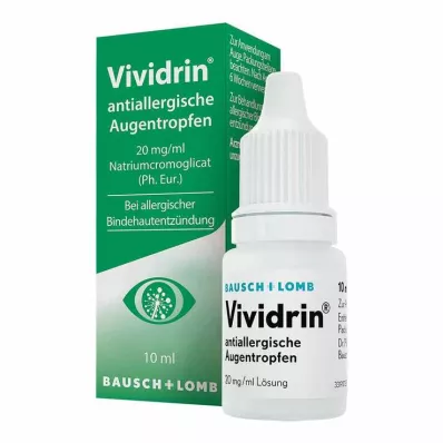 VIVIDRIN colirio antialérgico, 10 ml VIVIDRIN colirio antialérgico, 10 ml
