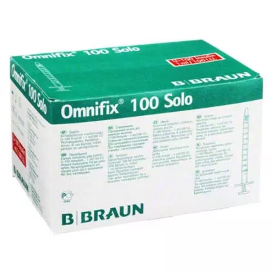 OMNIFIX Jeringa de insulina de 1 ml para U100, 100 uds OMNIFIX Jeringa de insulina de 1 ml para U100, 100 uds