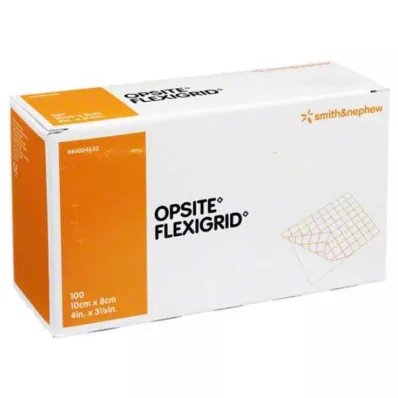OPSITE Flexigrid transp.apósito 8x10 cm estéril, 100 uds