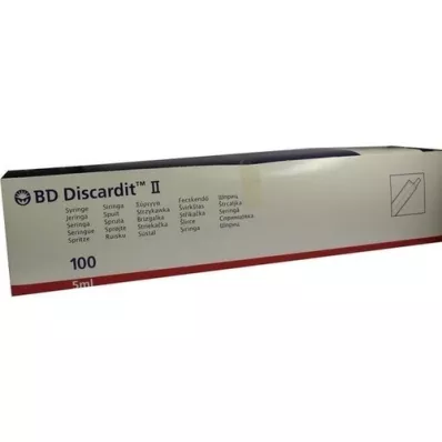 BD DISCARDIT II Jeringa 5 ml, 100X5 ml