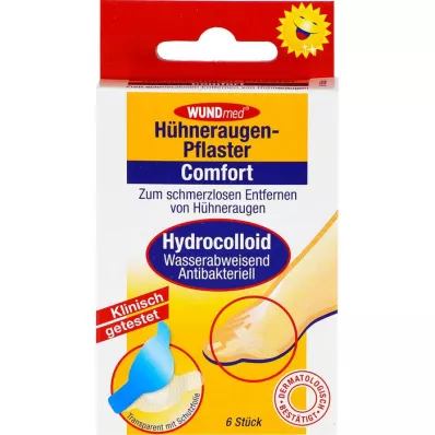 HÜHNERAUGENPFLASTER Hidrocoloide de confort, 6 uds