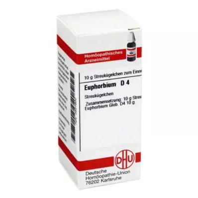 DHU Euforbio D 4 glóbulos, 10 g