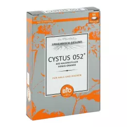 CYSTUS 052 Pastillas para la garganta BIO Miel Naranja, 66 unid