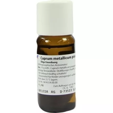 CUPRUM METALLICUM praep.0.4% linimento oleoso, 40 g