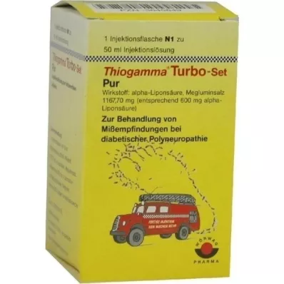 THIOGAMMA Turbo Set Pur viales de inyección, 50 ml