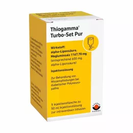 THIOGAMMA Turbo Set Pur viales de inyección, 50 ml