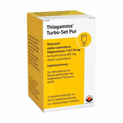 THIOGAMMA Turbo Set Pur viales de inyección, 50 ml