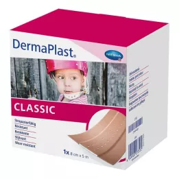 DERMAPLAST CLASSIC Esparadrapo para heridas 8 cmx5 m, 1 ud