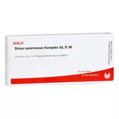 SINUS CAVERNOSUS Complejo GL D 30 Ampollas, 10X1 ml