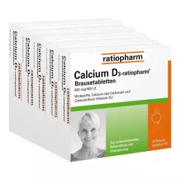 CALCIUM D3-ratiopharm comprimidos efervescentes, 100 uds