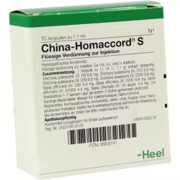 CHINA HOMACCORD Ampollas S, 10 uds