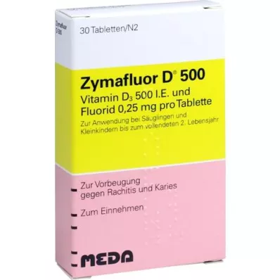 ZYMAFLUOR D 500 comprimidos, 30 uds