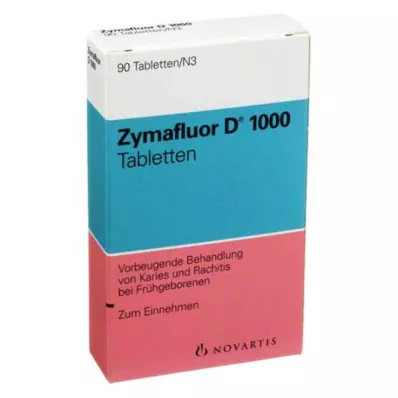 ZYMAFLUOR D 1.000 pastillas, 90 uds
