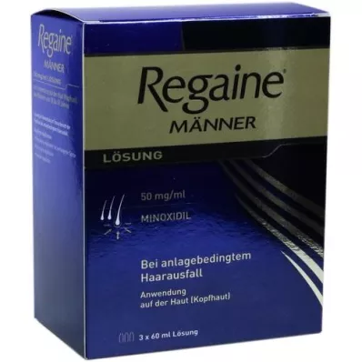 REGAINE Solución para hombres, 3X60 ml