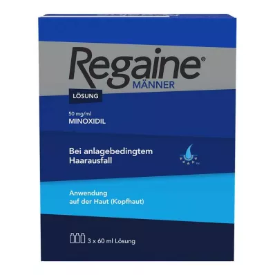 REGAINE Solución para hombres, 3X60 ml