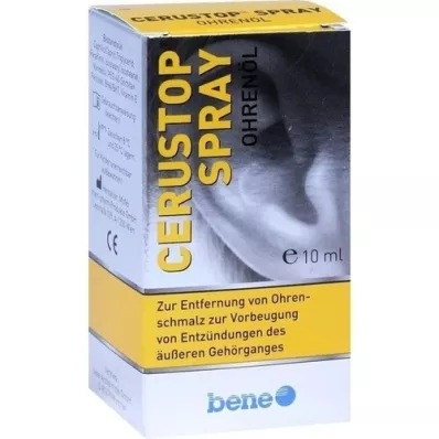 CERUSTOP Aceite de oreja en spray, 10 ml