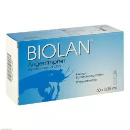 BIOLAN Pipetas monodosis de colirio, 60X0,35 ml