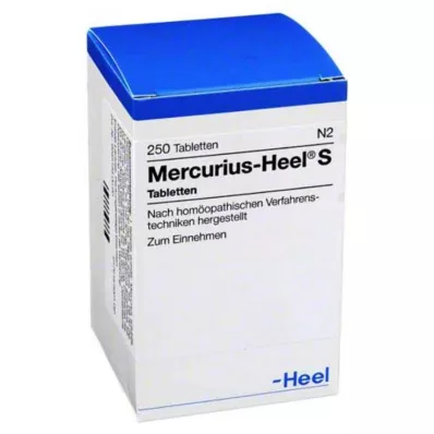 MERCURIUS HEEL Pastillas S, 250 uds