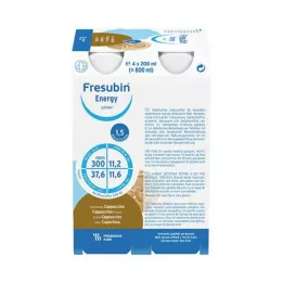 FRESUBIN ENERGY DRINK Botella Cappuccino, 4X200 ml