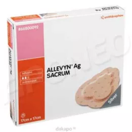 ALLEVYN Apósito Ag Sacrum 17x17 cm, 10 uds
