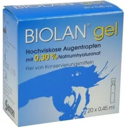 BIOLAN Colirio en gel, 20X0,45 ml
