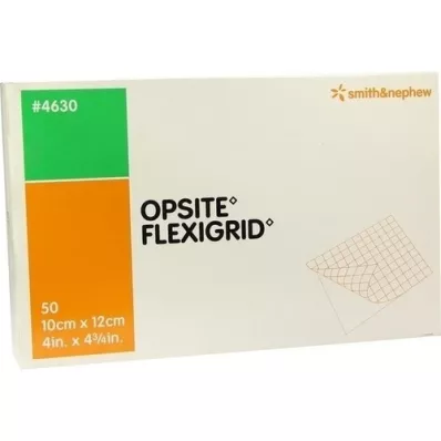 OPSITE Flexigrid transp.apósito 10x12 cm estéril, 50 uds