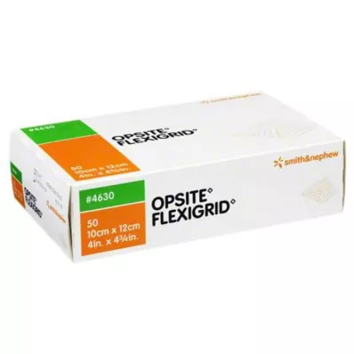 OPSITE Flexigrid transp.apósito 10x12 cm estéril, 50 uds