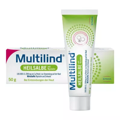 Ungüento curativo multilind con nistatina y óxido de zinc, 50 g