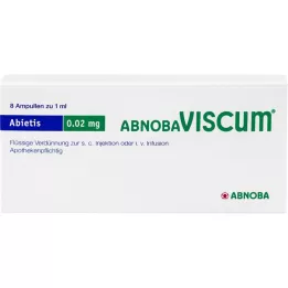 ABNOBAVISCUM Abietis 0,02 mg ampollas, 8 uds