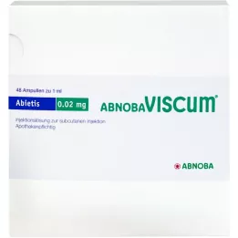 ABNOBAVISCUM Abietis 0,02 mg ampollas, 48 uds
