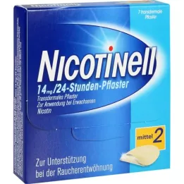 NICOTINELL 14 mg/24 horas parche 35mg, 7 piezas