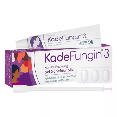 KADEFUNGIN 3 combip.20 g crema+3 comprimidos vaginales, 1 ud KADEFUNGIN 3 combip.20 g crema+3 comprimidos vaginales, 1 ud