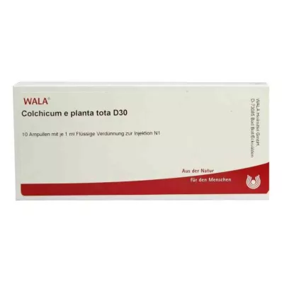 COLCHICUM E planta tota D 30 Ampollas, 10X1 ml