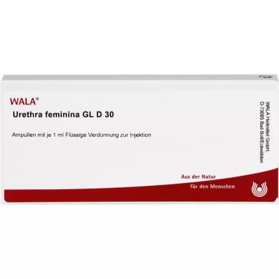 URETHRA feminina GL D 30 ampollas, 10X1 ml