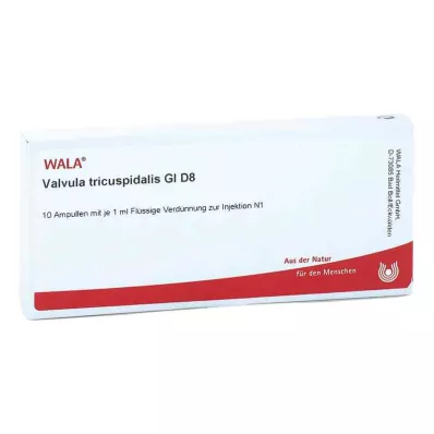 VALVULA tricuspidalis GL D 8 ampollas, 10X1 ml