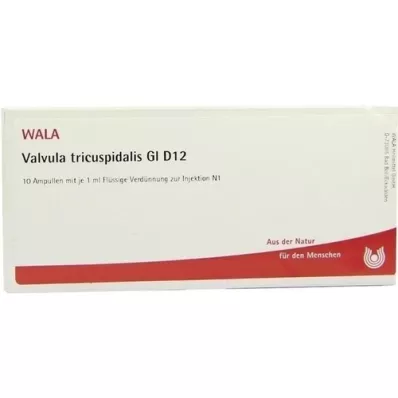 VALVULA tricuspidalis GL D 12 ampollas, 10X1 ml