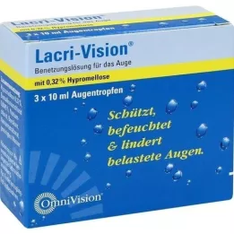 LACRI-VISION Gotas para los ojos, 3X10 ml